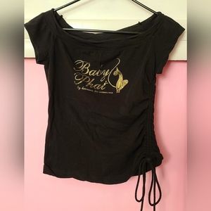 Size Medium black BabyPhat top